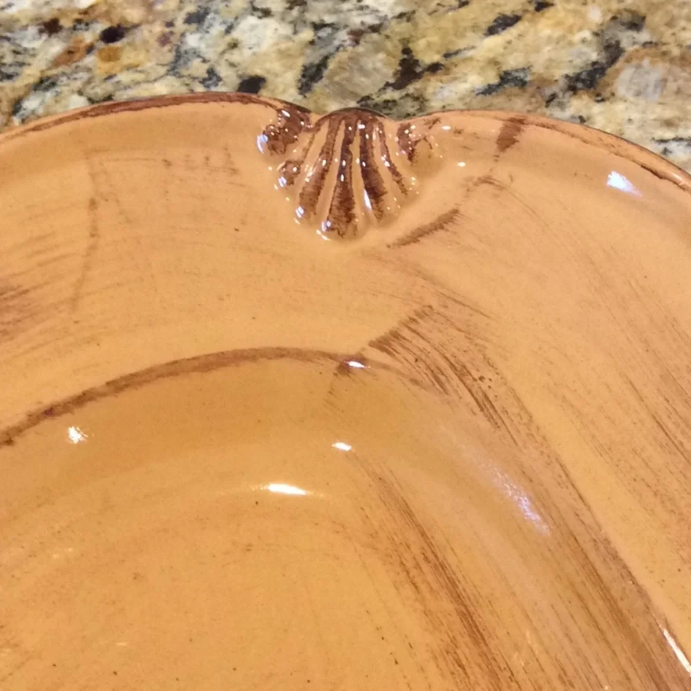 FINAL SALE PRICE Large Scallop Platter - Microwave Oven & DW Safe - Picture 2 of 6